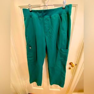 Men’s figs scrub pants, medium M green technical collection